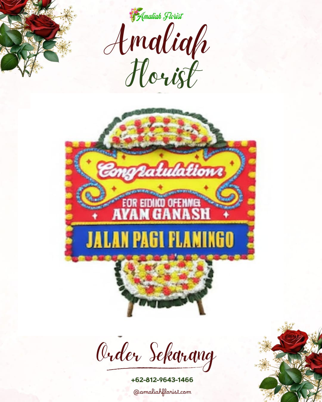 Sewa Papan Bunga Doro